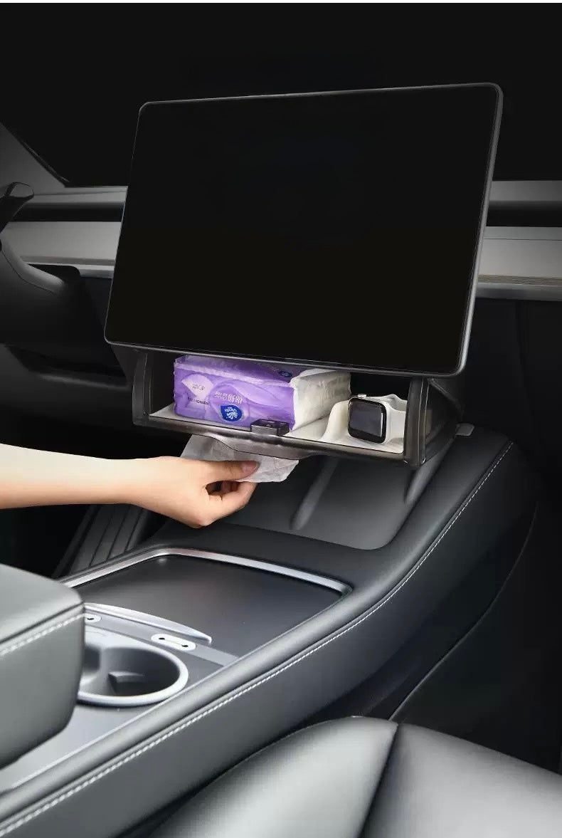 Hidden Storage Box for Tesla Center Console